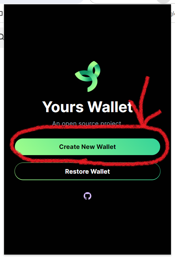 Create New Wallet